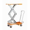 Warrior Premium 300Kg Double Scissors Manual Mobile Lift Table