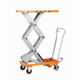 Warrior Premium 300Kg Double Scissors Manual Mobile Lift Table