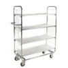 Warrior Trolley with Central Locking including 4 shelves