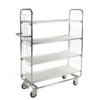 Warrior Trolley with Central Locking including 4 shelves