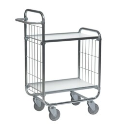 Warrior Flexible Shelf Trolley 1395 x 470 x 1120 mm (2 shelves)