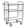 Warrior Flexible Shelf Trolley 1395 x 470 x 1120 mm (3 shelves)