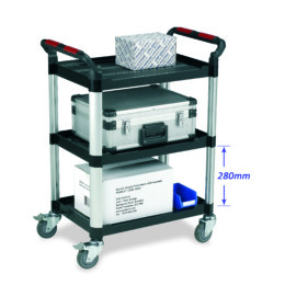 Warrior 3 Shelf Trolley (Standard)