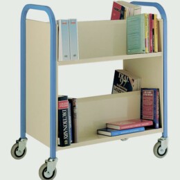 Warrior 3 Tier Single Sided Book Trolley