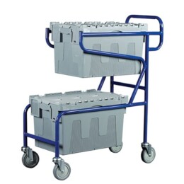 Warrior 100kg Double Container Trolley (B)