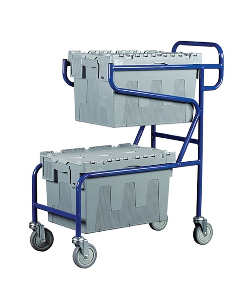 Warrior 100kg Double Container Trolley (B)