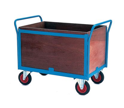 Warrior Four Sided Firm Loading Trolley (A)