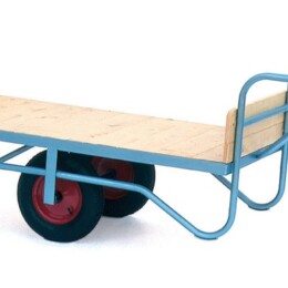 Warrior Single Handle Balance Trolley with Rubber Cushion/Pneumatic Wheels