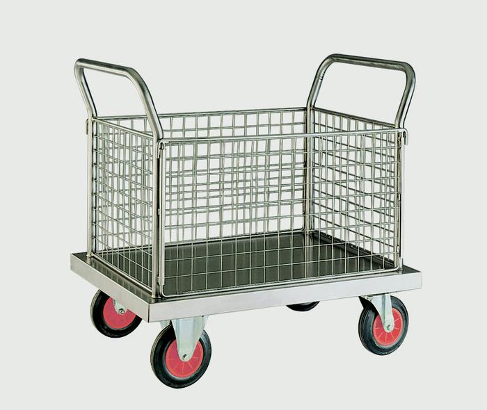 Warrior Stainless Steel Four Sided Platform Truck (A)