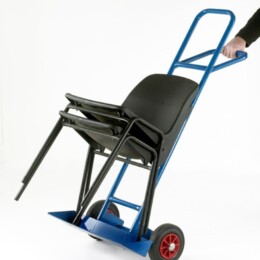 Warrior Blue Chair Truck c/w Pneumatic Wheels