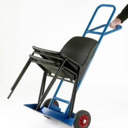 Warrior Blue Chair Truck c/w Rubber Cushion Wheels