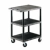 Warrior 250kg Steel 3 Shelf Trolley