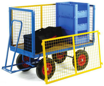 Warrior 500kg Turntable Trailer with Mesh Cage Support