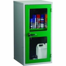 Warrior Polycarbonate Door Cabinet c/w 1 Shelf