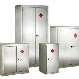 Warrior Stainless Steel FB Cabinet c/w 1 Shelf