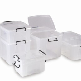 Warrior Storemaster Box 40Ltr c/w Hinged Lids