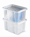 Warrior Topstore-Topbox 35Ltr Container c/w Hinged Lids