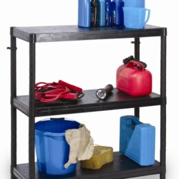 Warrior 3 Tier Modular Plastic Shelving Unit