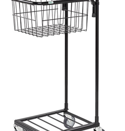 Warrior 35kg Mini Trolley c/w 1 Adjustable Basket (With Brakes)