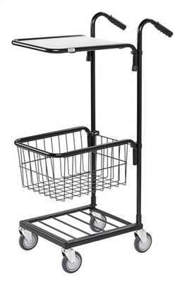 Warrior 35kg Mini Trolley c/w 1 Adjustable Shelf & Basket (Without Brakes)