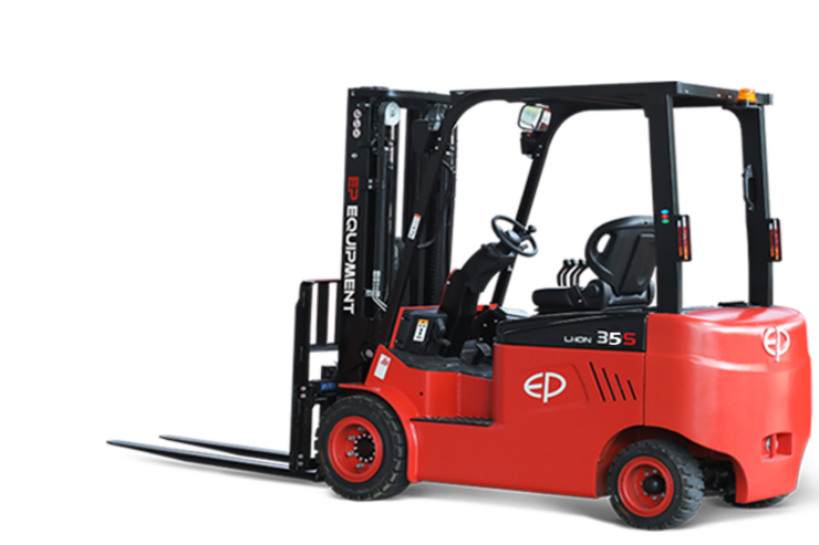 EP CPD35L1 2000kg 4 Wheeled Electric Counterbalanced Forklift c/w Li-Ion Battery