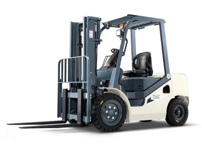 EcoWarrior Diesel Counterbalanced Forklift - CPCD25 4.7m Container Spec Integral Side Shift Front Top and Rear Screens