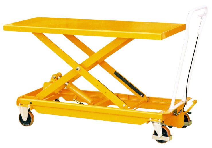 <span class="handling-brand"><span class="handling-brand__text">Warrior</span></span> Premium Extra Large 1000Kg Manual Mobile Lift Table