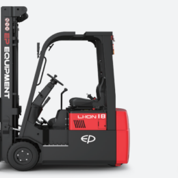 EP CPD15TVL 1500kg Three Wheeled Electric Forklift c/w Li-Ion Battery