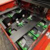Batteries in situ ready to access