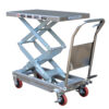 <span class="handling-brand"><span class="handling-brand__text">Warrior</span></span> 350kg Partial Stainless Steel Mobile Lift Table - Image 2