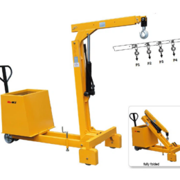 Warrior Counterbalanced 550Kg Mobile Workshop Crane