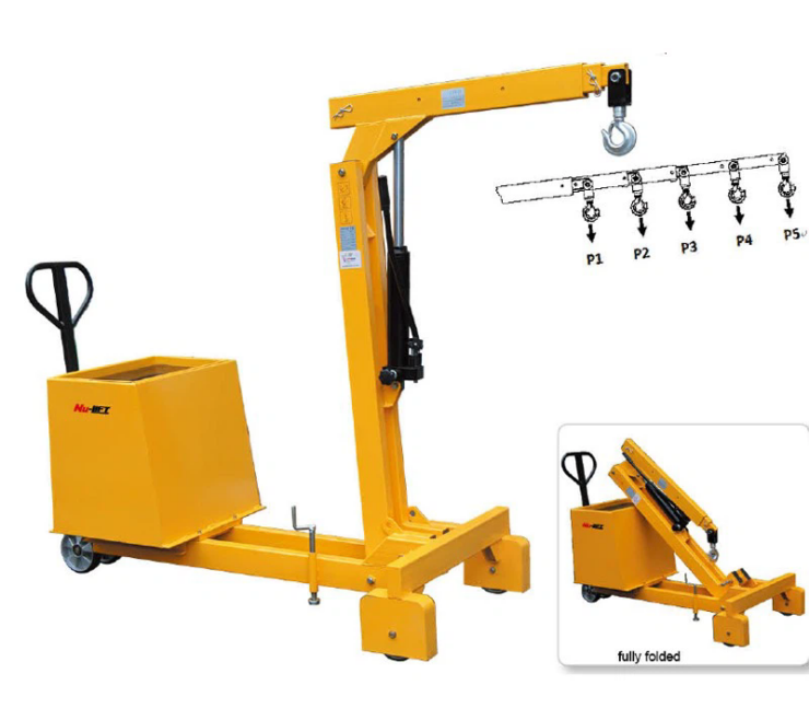 <span class="handling-brand"><span class="handling-brand__text">Warrior</span></span> Counterbalanced 550Kg Mobile Workshop Crane