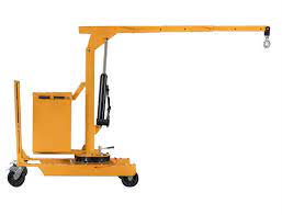Warrior 550kg Manual Rotating Counterbalanced Shop Crane with Slewing Jib